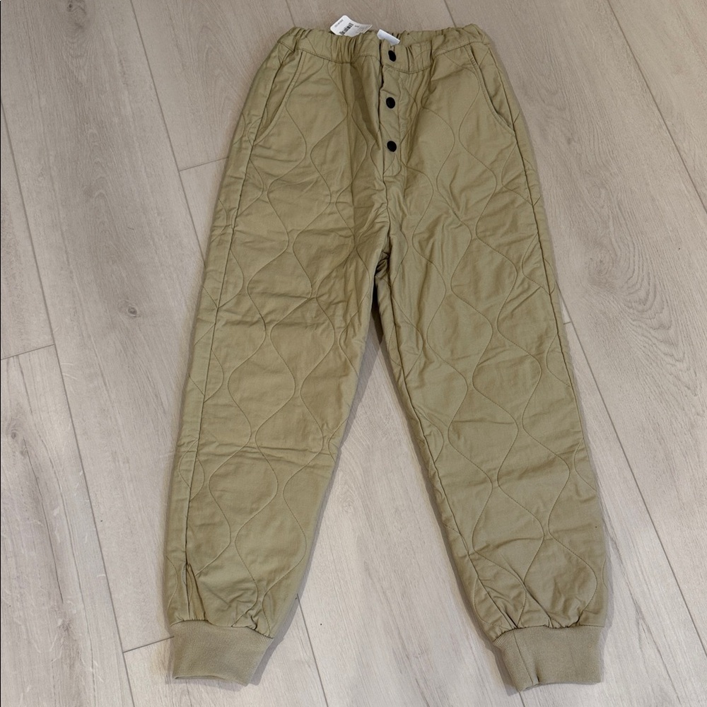NWT Free people  Rita Row Colab Quilted Sand color S